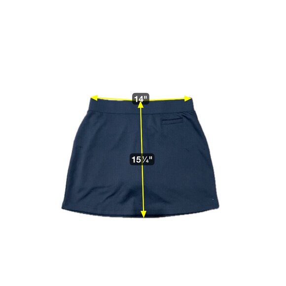 Pebble Beach Dry-Luxe Performance Navy Skort Golfwear Sz Medium - Picture 7 of 10